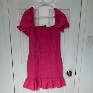 Pink Zara dress